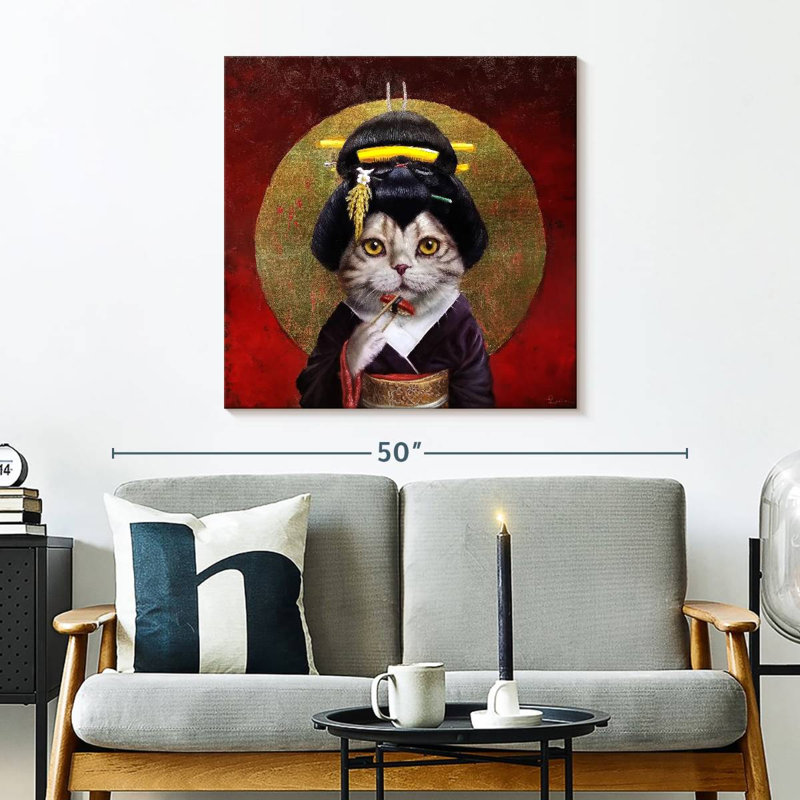 Ketti Kyoto Kitty, 30" H x 30" W