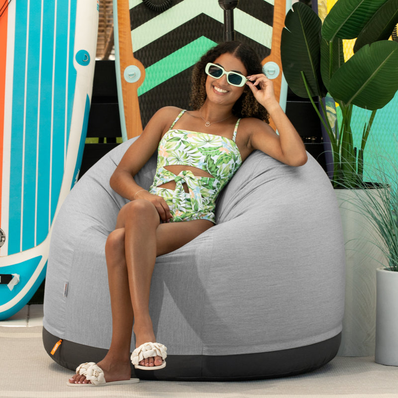 Fauteuil à billes Palmetto, Sunbrella® granit