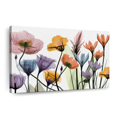 «Vibrant Flowerscape» sur toile