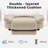 PU Leather Computer Chair with Lumbar Support and High Backrest-634657955