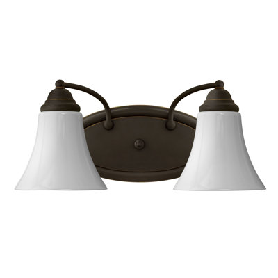 2 - Light Madison Bronze Vanity Light