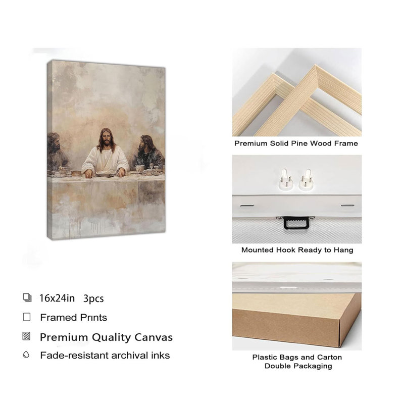 3 Piece Wrapped Canvas Print