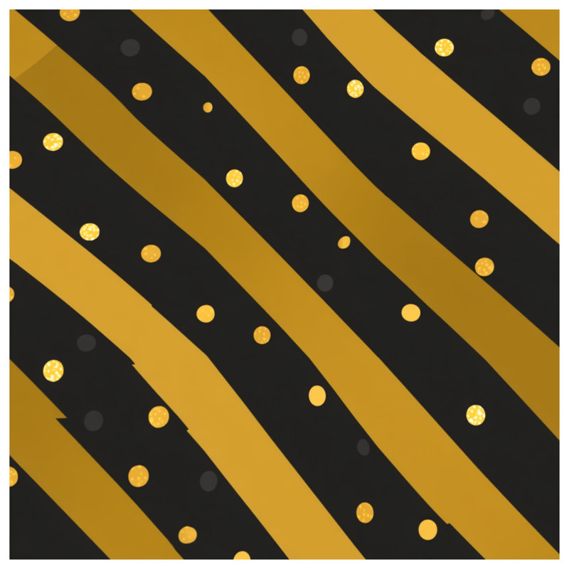 Gold Stripes Bedding Pattern Duvet Cover Modern, Queen
