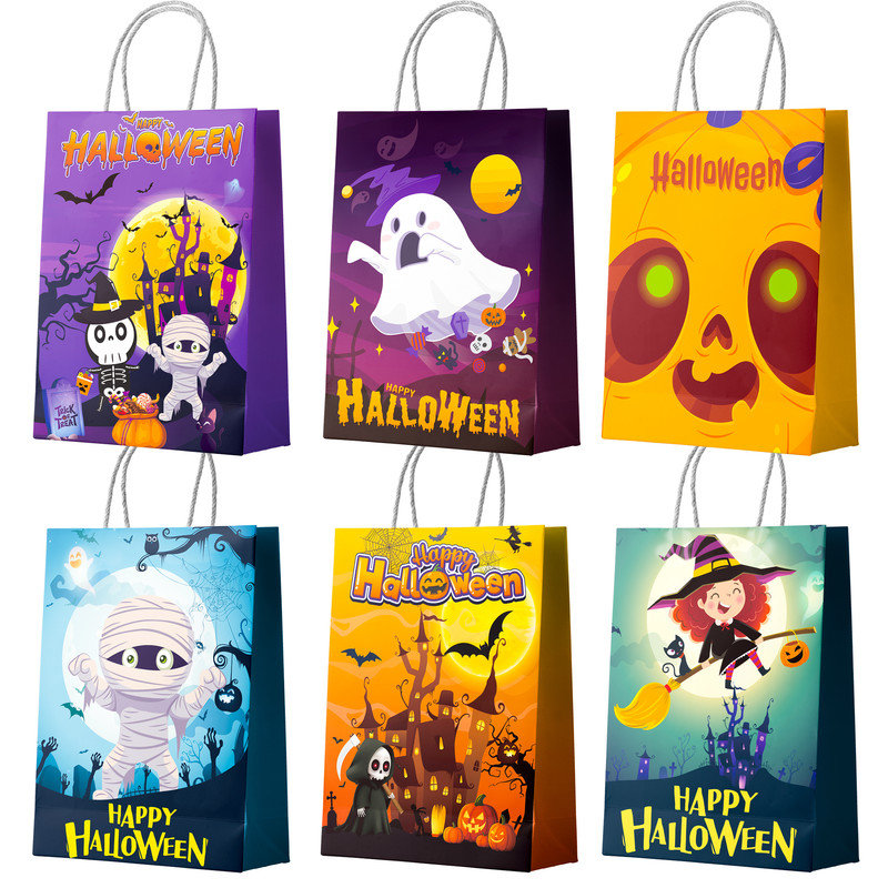 Halloween Party Supplies, 24pcs Halloween Paper Bags