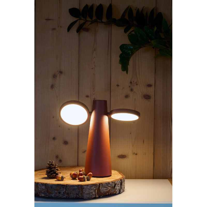 Oto LED Outdoor Table Lamp, Red Ochre