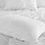 Édredon 7 pièces - 1 édredon très grand blanc, 2 taies décoratives, 3 coussins décoratifs, jupe de lit plissée - sommeil magnifique-119384989-119384984