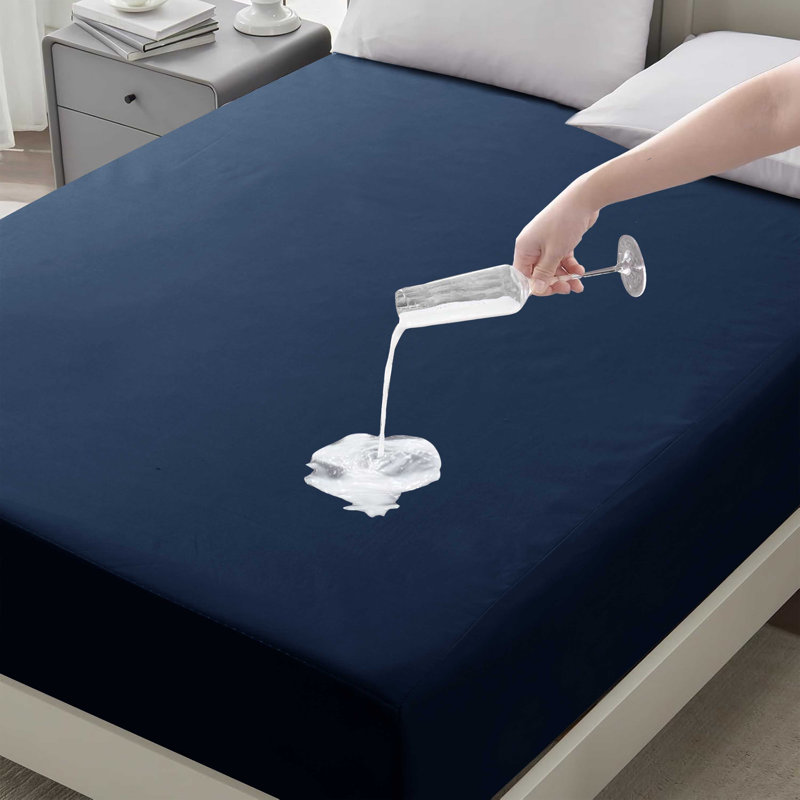 Waterproof Fitted Sheet Mattress Protector, 30cm, Super King (6')