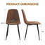 4 chaises de salle à manger de style médiéval moderne