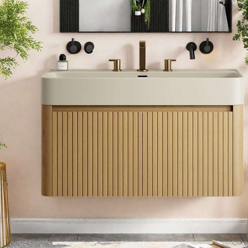 Meuble-lavabo moderne 36 po, 35.43