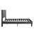 Upholstered Full Size Bed Frame With Headboard - Vigorous Wood Slat Assembly Mattress Foundation No Box Spring Gray Effortless Detected Resilient Aggregation Found