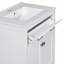 Meuble-lavabo moderne simple avec lavabo en céramique-408595089