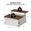 Table basse avec rangement Tishay Farmhouse