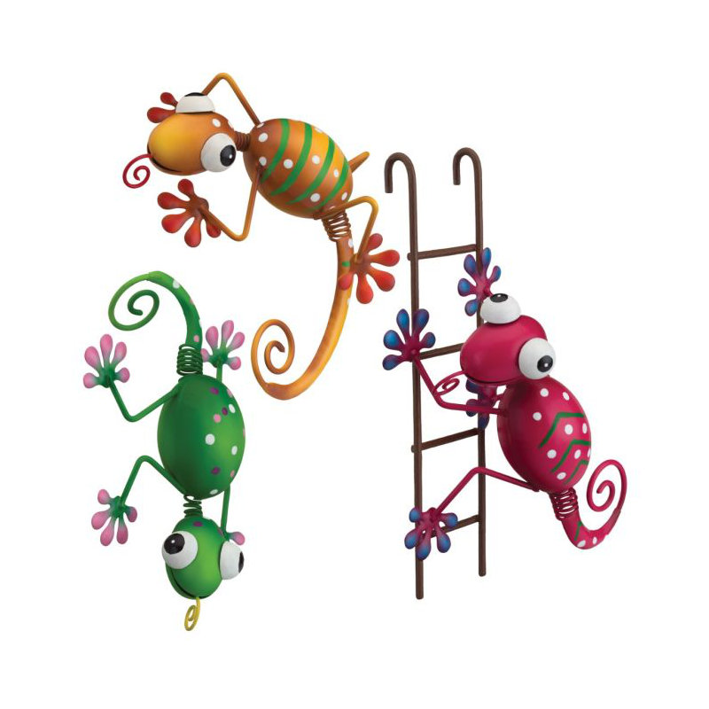 Accents de jardin en métal 2 pouces standard Hugger - Gecko