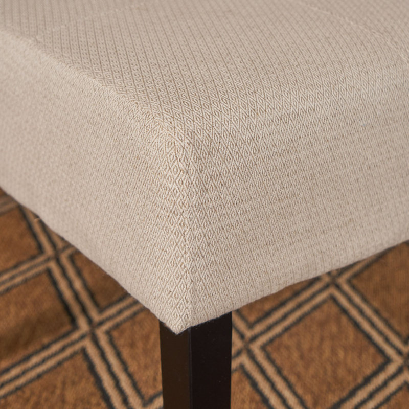 Chaise de salle à manger rembourrée Googe, Beige
