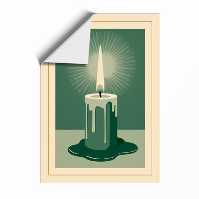 Luminous Flame Minimalist - Print