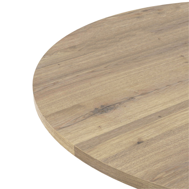 Ashbey rond, Naturel, H 29,53 po x L 31,5 po x l 31,5 po, Brun