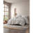Luxury Cotton Jacquard Bedding Sets, Ivory Polyester For Home Comfort