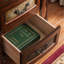 Vintage Hand-Painted Entryway Accent Cabinet