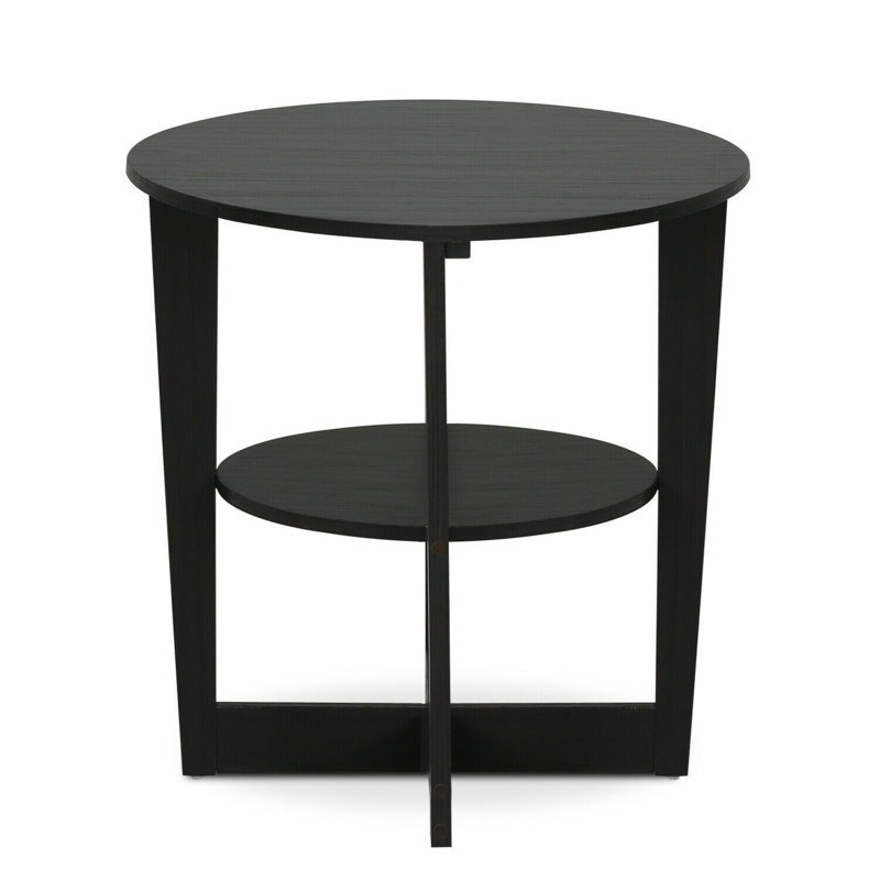 Table de bout ovale en noyer, Noyer