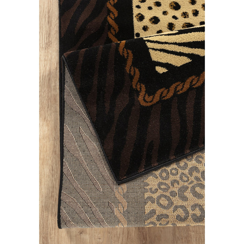 Tribes Multi Animal Print Area Rug, Runner 2'7" x 7'3"