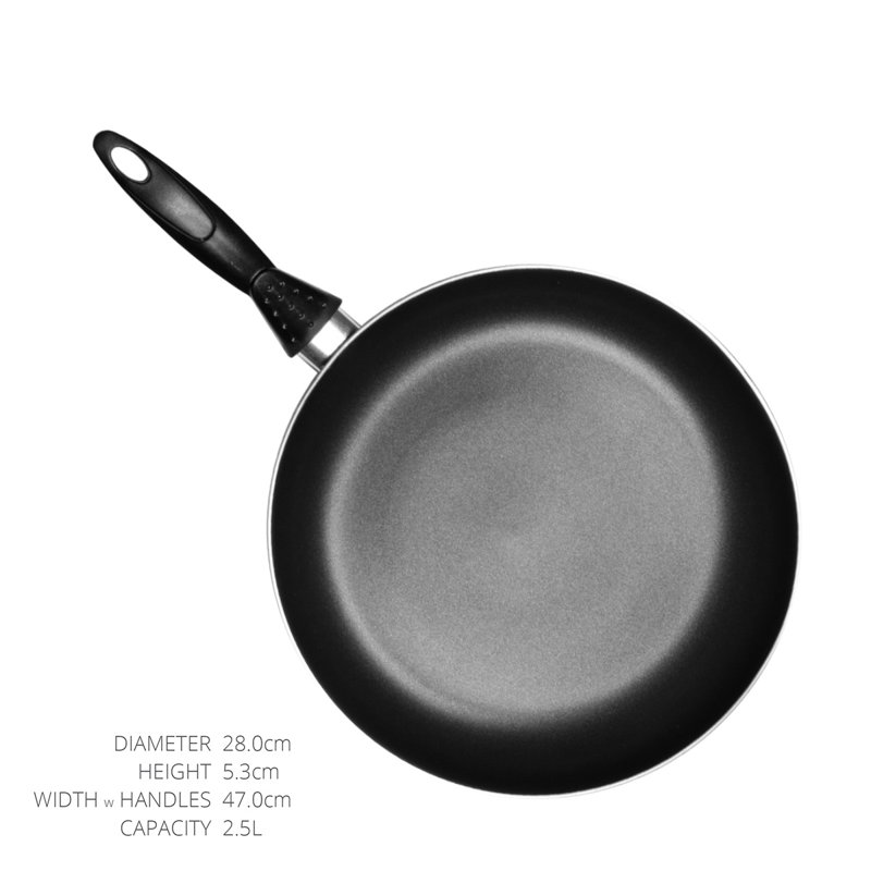 UNA Aluminum Non-Stick Frying Pan, 28cm