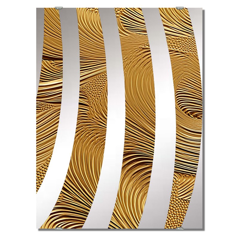 Pierson - Miroir mural en plumes MIR137188, 40 po x 30 po