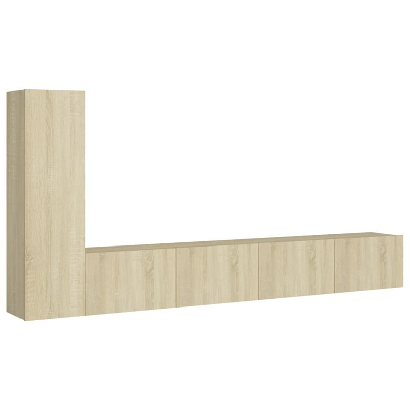 Blackert Unfinished Entertainment Centre for TVs up to 88", Sonoma Oak