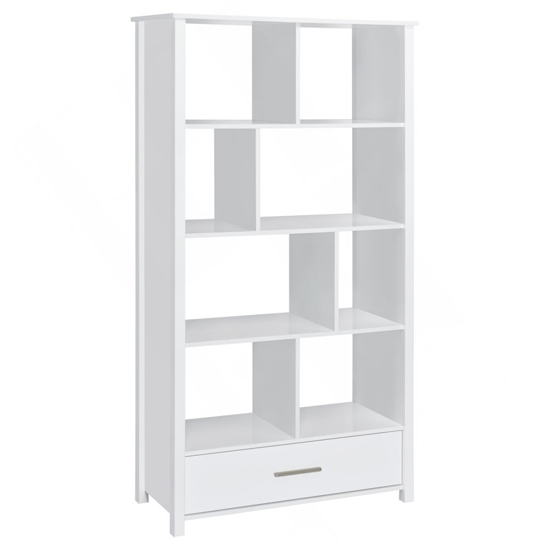 Bibliothèque de rangement Dylan, Blanc brillant