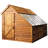 Sunhouse 8ft W x 12ft D Western Red Cedar Wood Storage Shed-1169819799