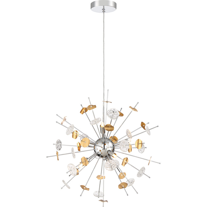 Lustre sphérique Spoutnik à 6 lumières