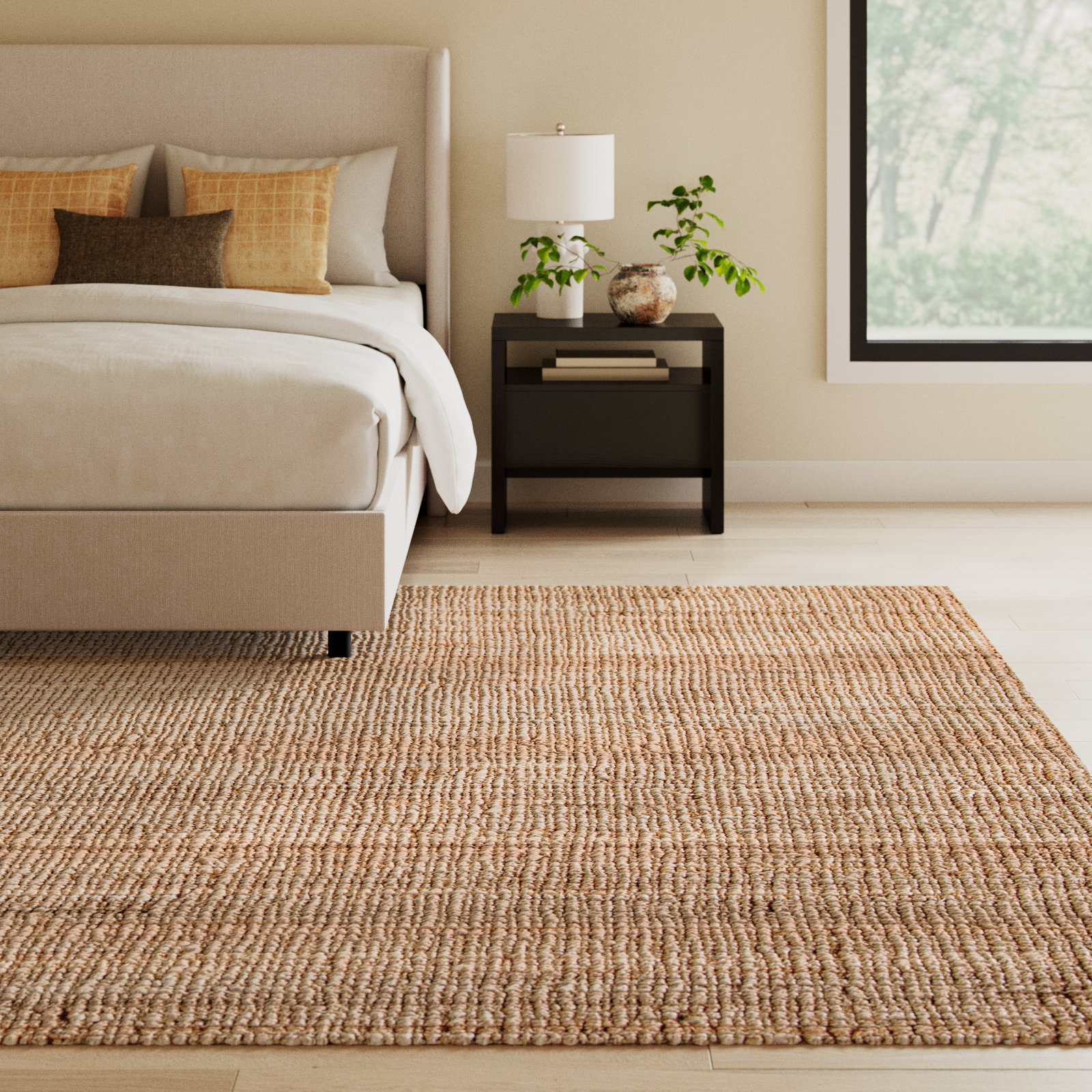 Alda Hand-Woven Jute Rug, Rectangle 10' x 14'