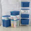 Loquet et porte 12 gallons Sterilite-105005613-105005615-47442855