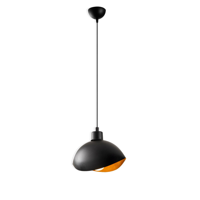 Luminaire suspendu simple en métal
