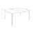 7 Piece Kitchen Table & Chairs Set Consist of a Rectangle Dining Table with Pedestal and 6 Faux Leather Dining Room Chairs, 42x72 Inch, Cappuccino-800508857-800508856-800508855