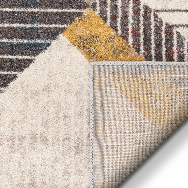 Sydney Geometric Synthetic Area Rug, Rectangle 120 x 160cm