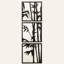 Élégant accessoire mural en métal, acier noir, 27,6 po x 27,6 po | 100% acier, épaisseur: 0,5 pouce | Conception légère (12,6 lb) | Parfait pour la décoration intérieure moderne et l'art mural unique-499053002
