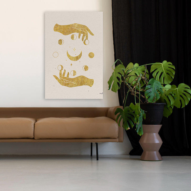 Céleste moderne et contemporain, H 48 po x l 32 po
