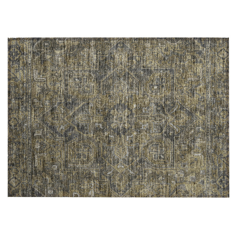 Bouldin Washable Oriental Indoor / Outdoor Rug