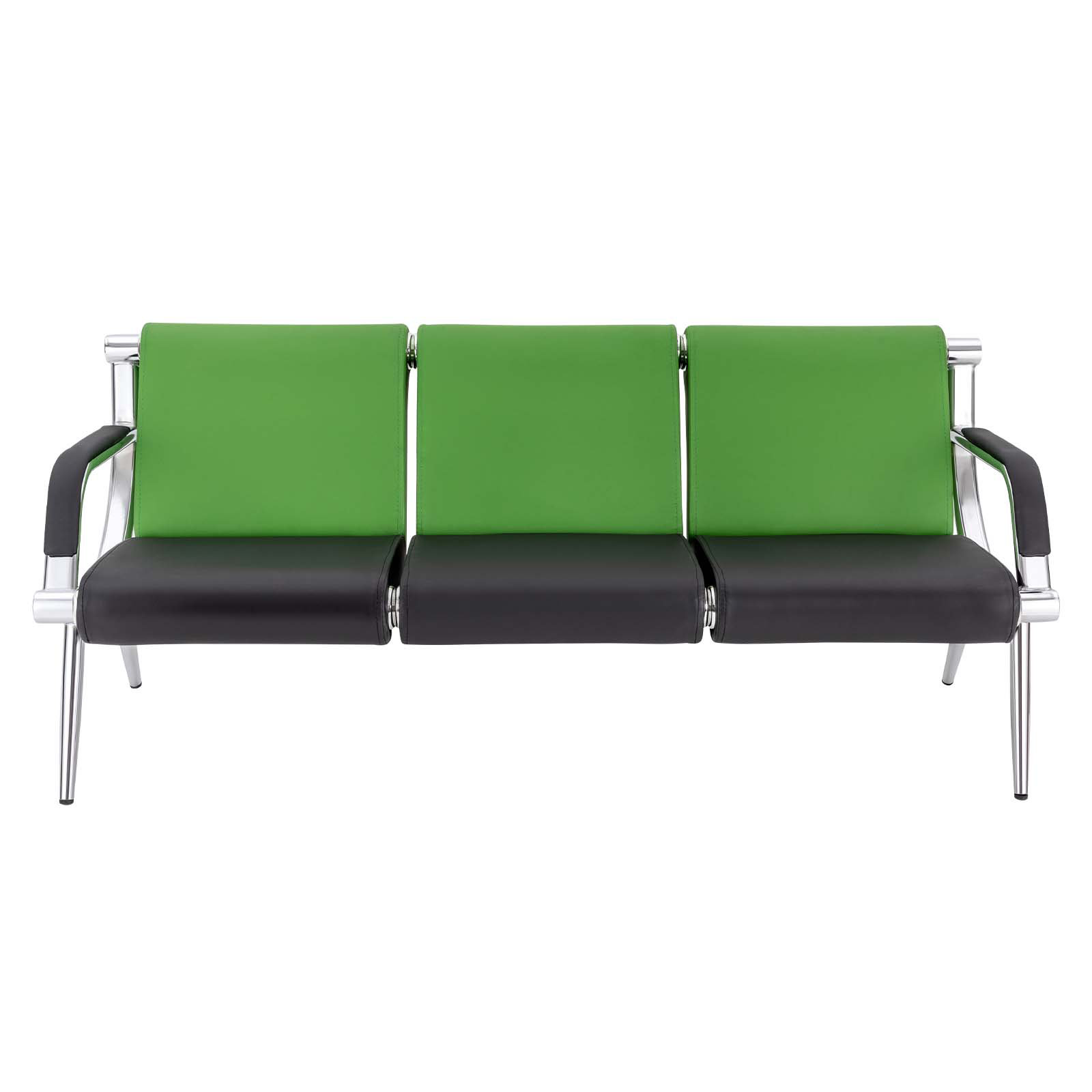 Tandem Green Locking Swivel Seats w/ 7 Pedestals 