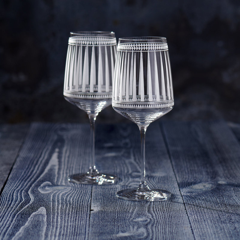 Marrakech Crystal Red Wine Glass