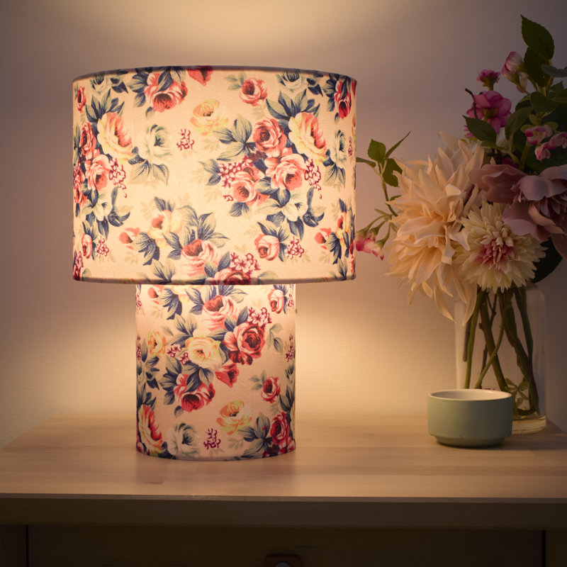 Fabric & Metal Table Lamp