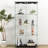 Quick - Assembly Glass Display Cabinet With Led Lights And 12 Color Adjustable Brightness, 2 Door 4 Shelf Tempered Bookshelf, For Living Room Bedroom, Transparent + -830675054