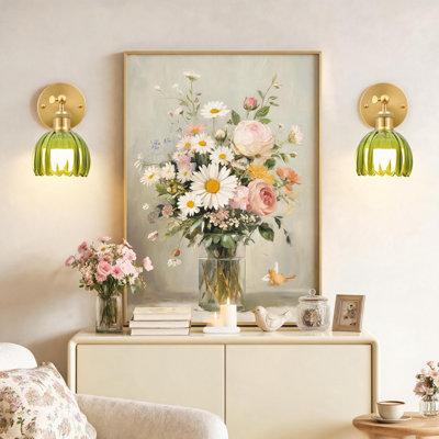 Ensemble de 2 appliques murales à piles avec télécommande et ampoule, à intensité variable, sans fil et à intensité variable (3 couleurs et 12 RVB) pour le couloir du salon de la chambre à coucher