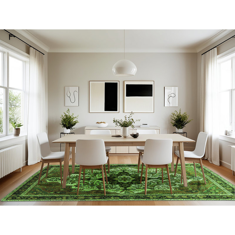 Morilus Performance Oriental Indoor Rug, Rectangle 7' x 10'