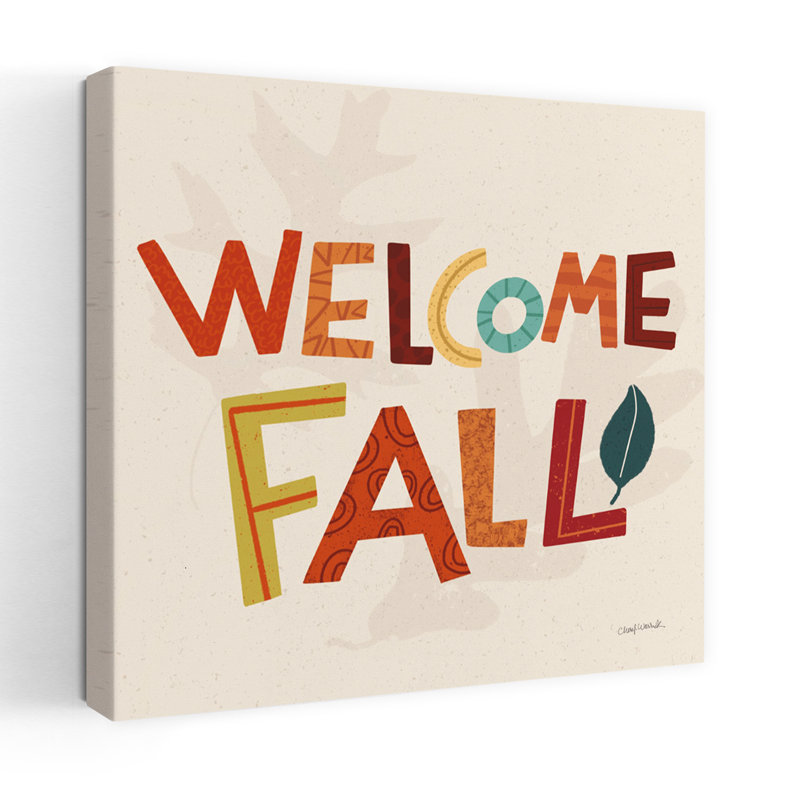 Fall Fun II, art abstrait contemporain d'automne, H 18 po x l 18 po