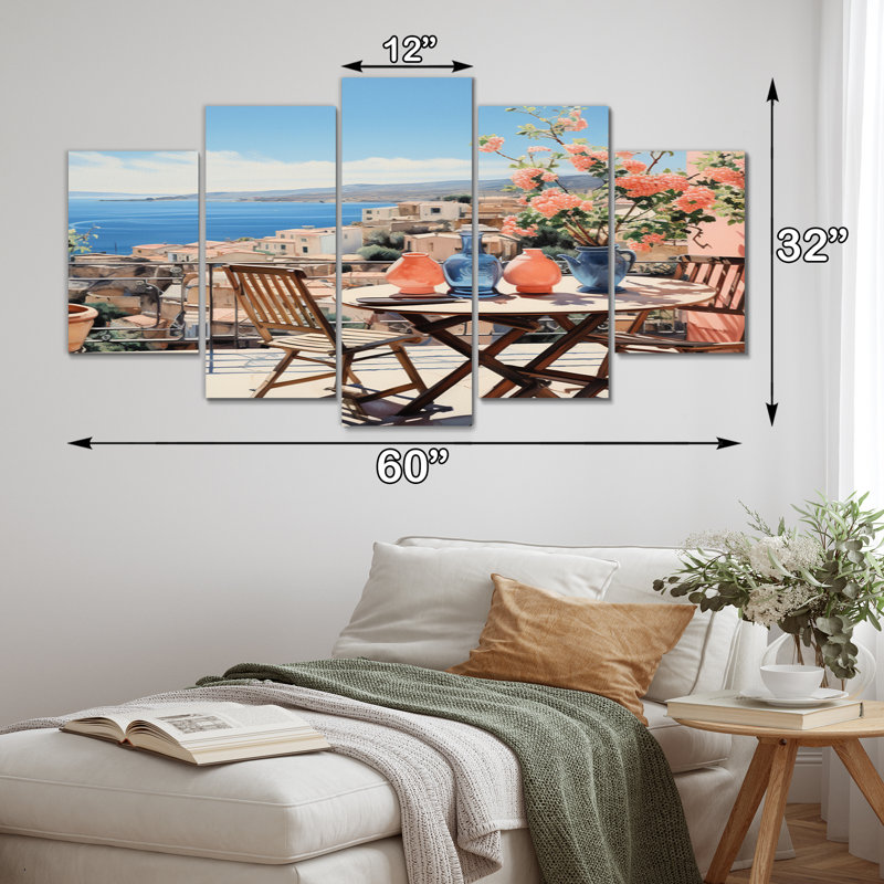 Coastal Cities & Countries Wall Decor on Metal