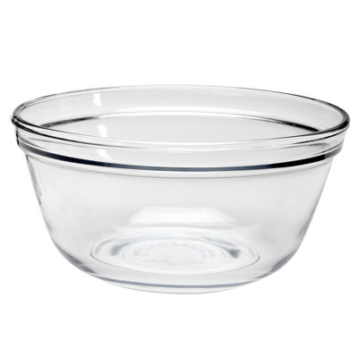 ROUND GLASS MIXING BOWL