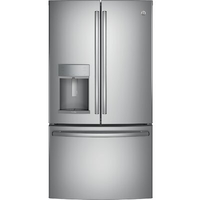 35.75"" French Door 27.7 cu. ft. Refrigerator -  GE Profile™, PFD28KSLSS