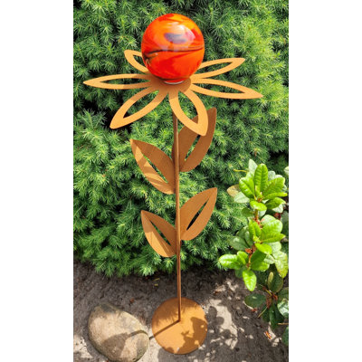 Robs Metal Plants & Flowers Gazing Ball