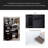37" Middle Size Left Drawer Desktop Vanity Table + Cushioned Stool, Large Sliding, Touch Control, Tri-Color Switching, Brightness Adjust LED Mirror, High Capacity Storage, Suitable For Large Space-617039500